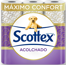  Scottex Papel higiénico original - 128 rollos : Salud y Hogar