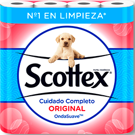  Scottex Papel higiénico Clean Complete 36 Maxi Rolls - 127.69  oz : Salud y Hogar